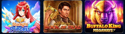 Casino-game concept images for the BYBID9 games category