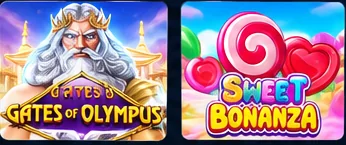 Illustrated slot game reels for the BYBID9 slots information page
